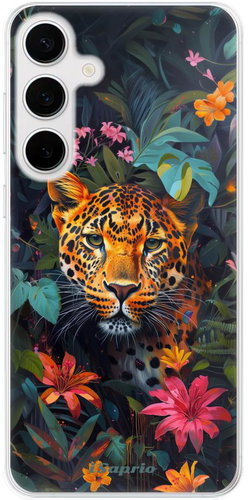 iSaprio Flower Jaguar - Samsung Galaxy S24+ - Phone Cover - Main image