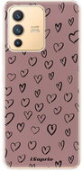iSaprio Heart Dark - Vivo V23 5G - Phone Cover