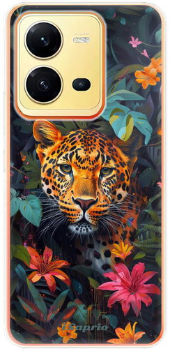 iSaprio Flower Jaguar - Vivo X80 Lite 5G - Phone Cover - Main image
