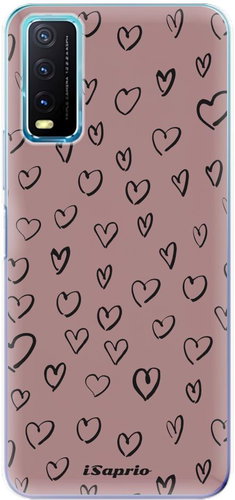 iSaprio Heart Dark - Vivo Y20s - Phone Cover - Main image