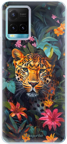 iSaprio Flower Jaguar - Vivo Y21 / Y21s / Y33s - Phone Cover - Main image