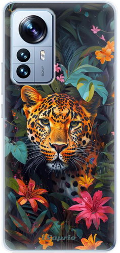 iSaprio Flower Jaguar - Xiaomi 12 Pro - Phone Cover - Main image