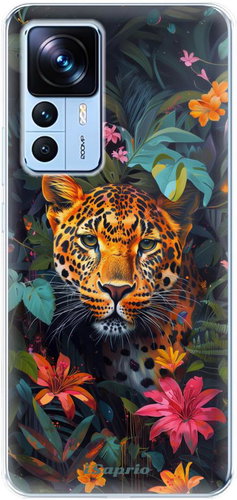 iSaprio Flower Jaguar - Xiaomi 12T / 12T Pro - Phone Cover - Main image