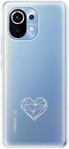 iSaprio čiré pouzdro - Digital Love - Xiaomi Mi 11 - Phone Cover - Main image