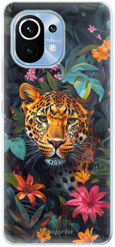 iSaprio Flower Jaguar - Xiaomi Mi 11 - Phone Cover - Main image