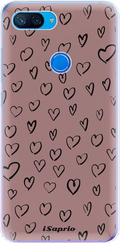 iSaprio Heart Dark - Xiaomi Mi 8 Lite - Phone Cover - Main image