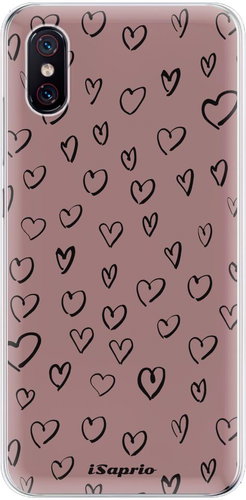 iSaprio Heart Dark - Xiaomi Mi 8 Pro - Phone Cover - Main image