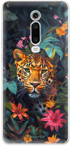 iSaprio Flower Jaguar - Xiaomi Mi 9T Pro - Phone Cover - Main image