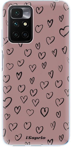 iSaprio Heart Dark - Xiaomi Redmi 10 - Phone Cover - Main image