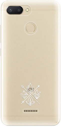 iSaprio čiré pouzdro - Elements - Xiaomi Redmi 6 - Phone Cover - Main image