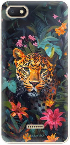 iSaprio Flower Jaguar - Xiaomi Redmi 6A - Phone Cover - Main image