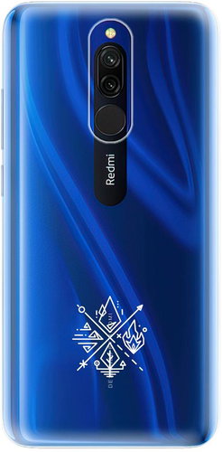 iSaprio čiré pouzdro - Elements - Xiaomi Redmi 8 - Phone Cover - Main image