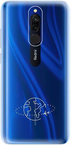 iSaprio čiré pouzdro - Travel - Xiaomi Redmi 8 - Phone Cover - Main image
