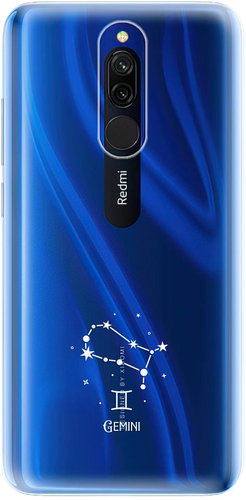 iSaprio čiré pouzdro - Blíženci - Xiaomi Redmi 8 - Phone Cover - Main image