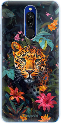 iSaprio Flower Jaguar - Xiaomi Redmi 8 - Phone Cover - Main image