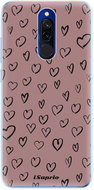 iSaprio Heart Dark - Xiaomi Redmi 8 - Phone Cover