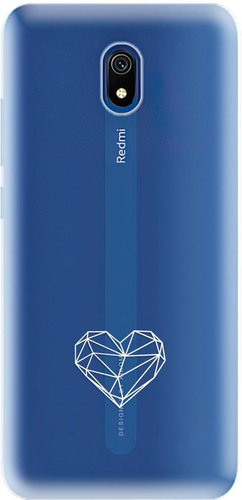 iSaprio čiré pouzdro - Digital Love - Xiaomi Redmi 8A - Phone Cover - Main image