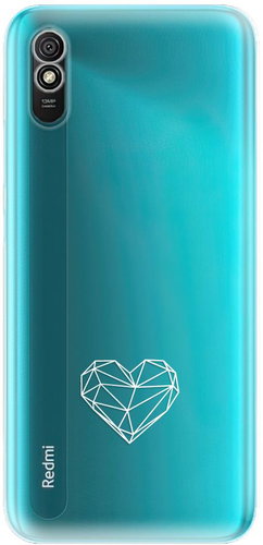iSaprio čiré pouzdro - Digital Love - Xiaomi Redmi 9A - Phone Cover - Main image