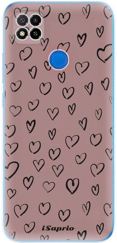 iSaprio Heart Dark - Xiaomi Redmi 9C - Phone Cover - Main image