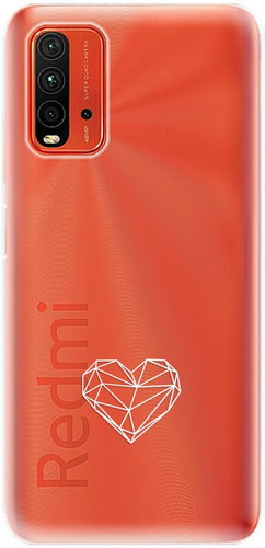 iSaprio čiré pouzdro - Digital Love - Xiaomi Redmi 9T - Phone Cover - Main image
