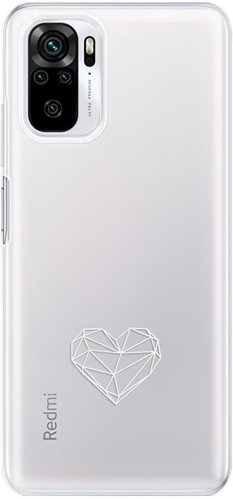 iSaprio čiré pouzdro - Digital Love - Xiaomi Redmi Note 10 / Note 10S - Phone Cover - Main image