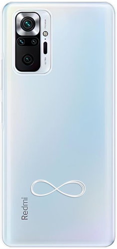 iSaprio čiré pouzdro - Infinity - Xiaomi Redmi Note 10 Pro - Phone Cover - Main image