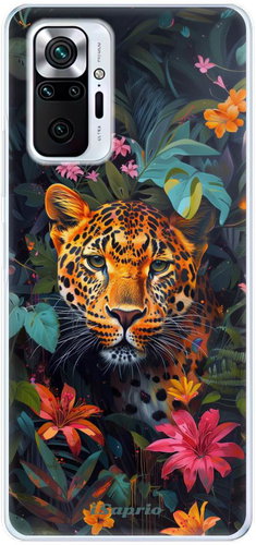 iSaprio Flower Jaguar - Xiaomi Redmi Note 10 Pro - Phone Cover - Main image