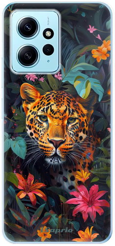 iSaprio Flower Jaguar - Xiaomi Redmi Note 12 5G - Phone Cover - Main image