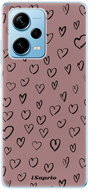 iSaprio Heart Dark - Xiaomi Redmi Note 12 Pro 5G / Poco X5 Pro 5G - Phone Cover