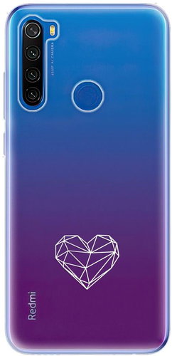 iSaprio čiré pouzdro - Digital Love - Xiaomi Redmi Note 8T - Phone Cover - Main image