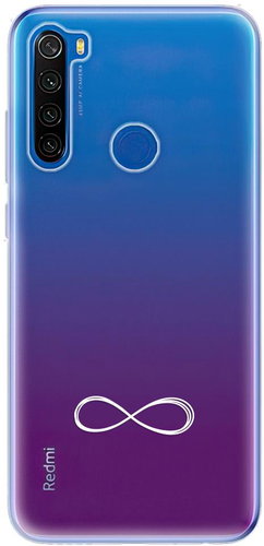 iSaprio Clear Case - Infinity - Xiaomi Redmi Note 8T - Phone Cover - Main image