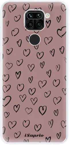 iSaprio Heart Dark - Xiaomi Redmi Note 9 - Phone Cover - Main image