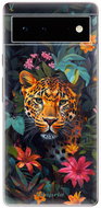 iSaprio Flower Jaguar - Google Pixel 6 5G - Phone Cover