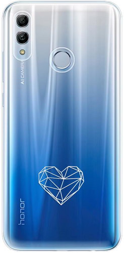 iSaprio čiré pouzdro - Digital Love - Honor 10 Lite - Phone Cover - Main image