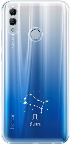 iSaprio čiré pouzdro - Blíženci - Honor 10 Lite - Phone Cover - Main image