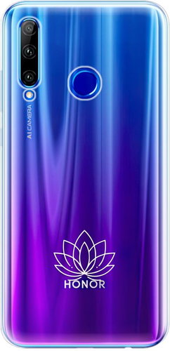 iSaprio Clear Case - Lotus - Honor 20 Lite - Phone Cover - Main image