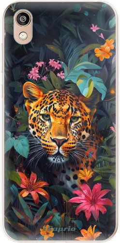 iSaprio Flower Jaguar - Honor 8S - Phone Cover - Main image