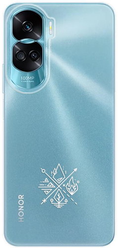 iSaprio Clear Case - Elements - Honor 90 Lite 5G - Phone Cover - Main image