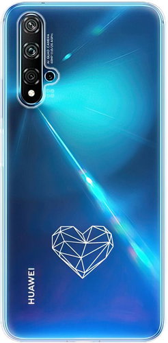 iSaprio clear case - Digital Love - Huawei Nova 5T - Phone Cover - Main image