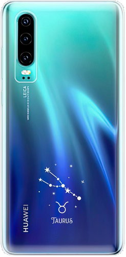 iSaprio clear case - Taurus - Huawei P30 - Phone Cover - Main image