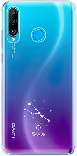 iSaprio clear case - Taurus - Huawei P30 Lite - Phone Cover - Main image