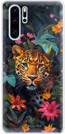 iSaprio Flower Jaguar - Huawei P30 Pro - Phone Cover