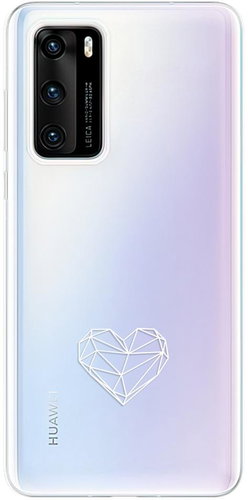 iSaprio čiré pouzdro - Digital Love - Huawei P40 - Phone Cover - Main image