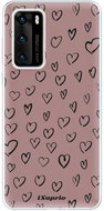 iSaprio Heart Dark - Huawei P40 - Phone Cover