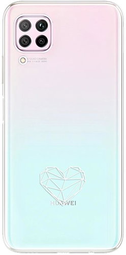 iSaprio čiré pouzdro - Digital Love - Huawei P40 Lite - Phone Cover - Main image