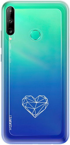 iSaprio čiré pouzdro - Digital Love - Huawei P40 Lite E - Phone Cover - Main image
