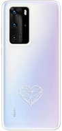iSaprio čiré pouzdro - Digital Love - Huawei P40 Pro - Phone Cover