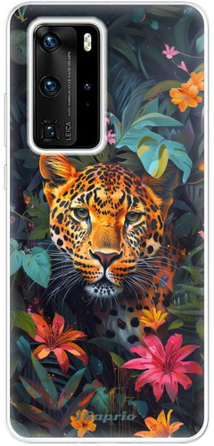 iSaprio Flower Jaguar - Huawei P40 Pro - Phone Cover - Main image