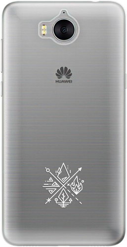 iSaprio čiré pouzdro - Elements - Huawei Y5 2017/Huawei Y6 2017 - Phone Cover - Main image