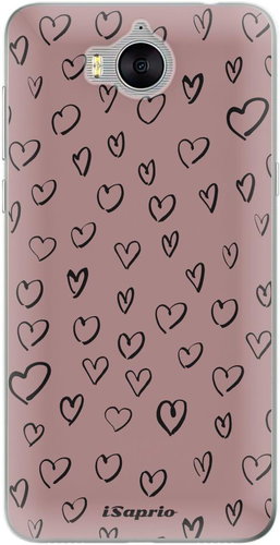 iSaprio Heart Dark - Huawei Y5 2017/Huawei Y6 2017 - Phone Cover - Main image